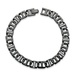 PalmBeach Jewelry Men's 1.10 TCW Cubic Zirconia 10 mm Mariner-Link Bracelet Black Ruthenium-Plated 8.75"