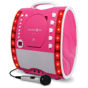 Portable Bluetooth Karaoke Machine Pink