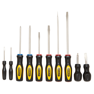 10 Pc. Standard Fluted Screwdriver Set