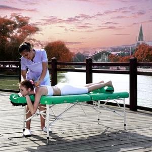Master Massage 30" Calypso LX Ultra Light Weight Portable Massage Table in Emerald Green