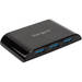 4-Port USB 3.0 SuperSpeed Hub (Black)