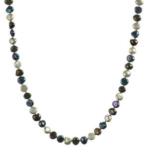 Lita Black Tonal Fresh Water Pearl 100" Necklace
