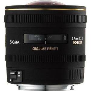 4.5mm f/2.8 EX DC HSM Circular Fisheye Lens for Sony A