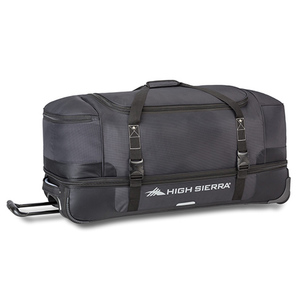 Winslow 34" Wheeled Drop-Bottom Duffel Black/Ash