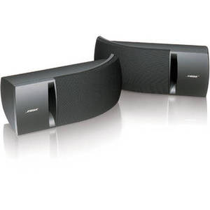 161 Full-Range Bookshelf Speakers (Black, Pair)