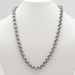 PalmBeach Jewelry Men's Stainless Steel Rolo-Link 6 mm Necklace Chain 24"