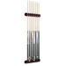 Viper Traditional Mahogany 8 Cue Wall Cue Rack
