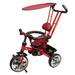 Millennium Baby Trike with Push Bar and Flat Canopy - Red