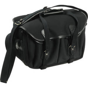 335 Shoulder Bag (Black with Black Leather Trim)