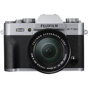 X-T20 Mirrorless Digital Camera with 16-50mm Lens (Silver)
