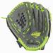 Franklin Sports 11.0" Gray/Lime Mesh PVC Windmill Series Right Handed Thrower Softball Glove