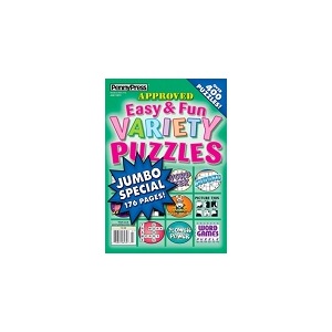 Easy & Fun Variety Puzzles - 6 Issues - 1 Year