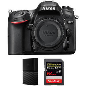 D7200 DSLR Camera Body with Storage Kit