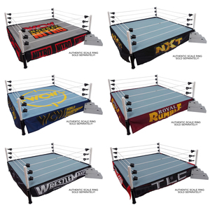 WWE PACKAGE DEAL 8 Ring Skirts / Ring Mats - Toy Wrestling Action Figure Ringside Exclusive Playset Accessories