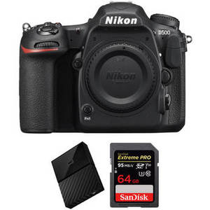 D500 DSLR Camera Body with Storage Kit