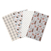 Trend Lab Scandi Cocoa 4 Pack Flannel Burp Cloth Set