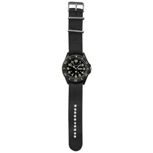 Dakota Watch Company Black Military Dial ION Wrist Watch