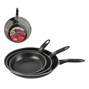 Carbon Steel 3pc Fry Pan Set