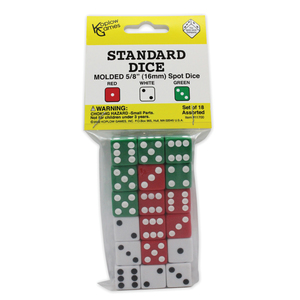 Koplow Games Dot Dice Set, 18/Pkg, Bundle Of 6