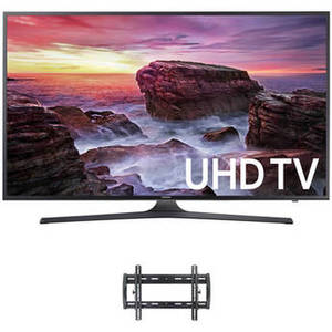 MU6290-Series 75"-Class HDR UHD Smart LED TV and Tilting Wall Mount Kit