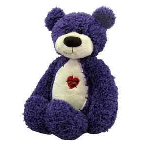 First and Main Purple Tender Teddy Bear