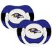 Baby Fanatic Baltimore Ravens Pacifiers (Pack of 2)