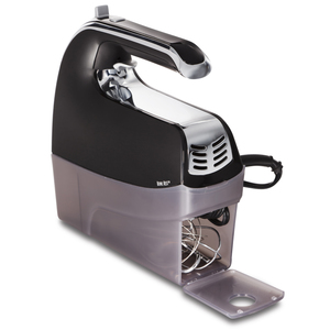 6 Speed Hand Mixer with Snap-On Case Blac