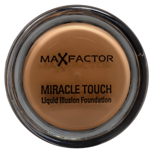 Max Factor Miracle Touch Liquid Illusion Foundation - # 80 Bronze by for Women - 11.5 g Foundation