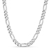 Sterling Silver 200 Gauge Figaro 3+1 Chain, 30 Inches
