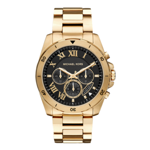 Michael Kors Men's Brecken Gold-Tone Chronograph Watch
