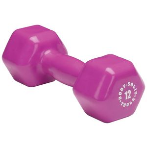 Body-Solid BSTVD12 12 lb. Magenta Vinyl Dumbbell