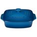 2.75Qt. Covered Stoneware Square Casserole Marseille
