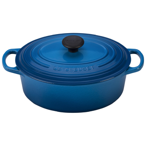 Enameled Cast Iron 2.75 Qt Signature Oval French Oven Marseille