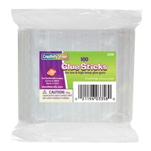 Pacon Glue Sticks Bonus Bag 100 Per Pk, Bundle Of 6