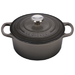 Enameled Cast Iron 2 Qt Round French Oven Oyster