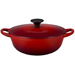1.5qt Cast Iron Soup Pot Cerise