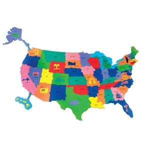 Pacon Giant Wonderfoam Us Puzzle Map 48X30