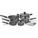 Initiatives Total Non-Stick 10-Piece Cookware Set - Gray
