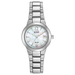 Womens Silhouette Eco-Drive Silver-Tone Watch Mother-of-Pearl