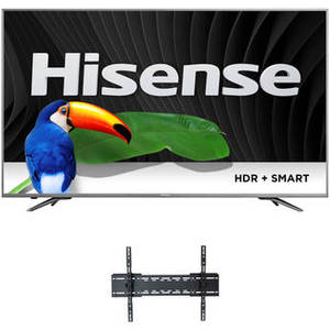 H9D Plus-Series 65"-Class HDR UHD Smart ULED TV and Tilting Wall Mount Kit