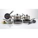 Metallics 12-Piece Cookware Set - Bronze