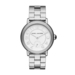 Ladies Riley Silver-Tone Stainless Steel Watch White Dial