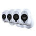 Smart Indoor/Outdoor Wireless Security Camera 4-Pack