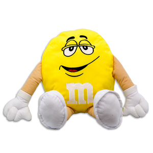 M&M's 20" Plush Yellow Pillow