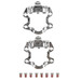 Exustar E-E mm276 SPD-Compatible Clipless System for E-PM820-2 BMX/MTB Pedal