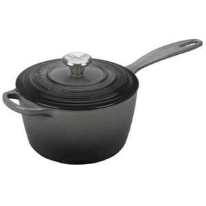 Enameled Cast Iron 2.25 Qt Saucepan Oyster