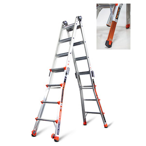 Revolution M17 Articulating Ladder w/Ratchet Levelers