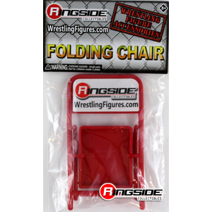 WWE Folding Chair (Red) -  Ringside Exclusive Toy Wrestling Action Figure Accessory