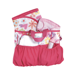 Adora Dolls 5-Piece Diaper Bag with Accessories Changing Set