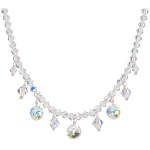 Lita Swarovski Elements Beaded Necklace with Extender,16"